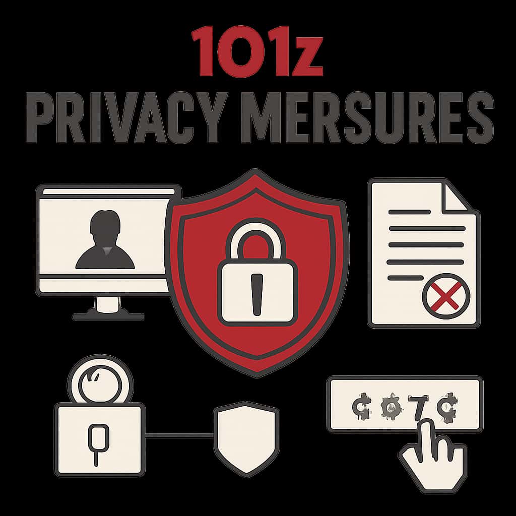 Diagram illustrating 101z Privacy Measures.