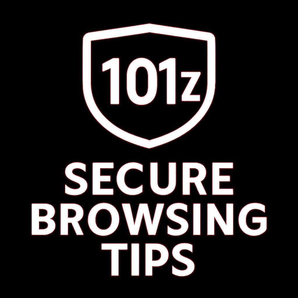 Icon depicting the concept of secure browsing tips for 101z.