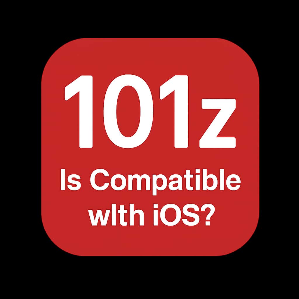 An icon representing 101z compatibility with iOS